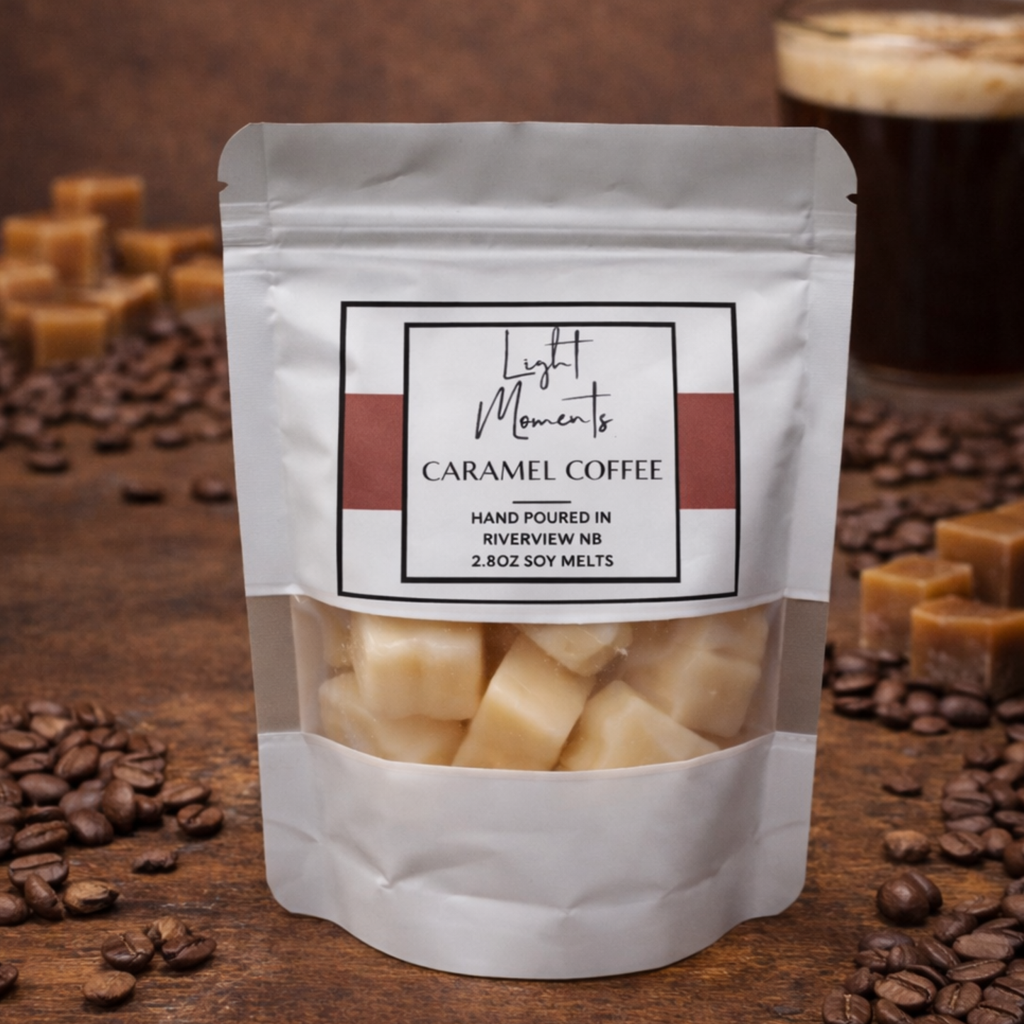 2.8oz Caramel Coffee Wax Melts