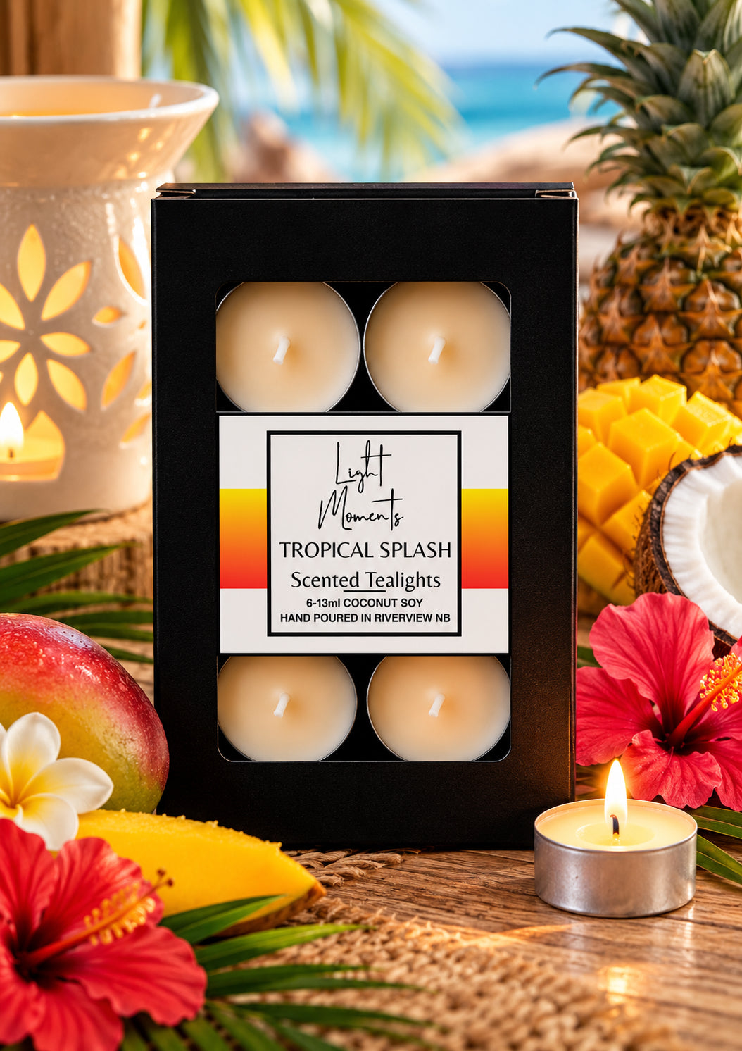 Pre Order - Tropical Splash Scented Tealight