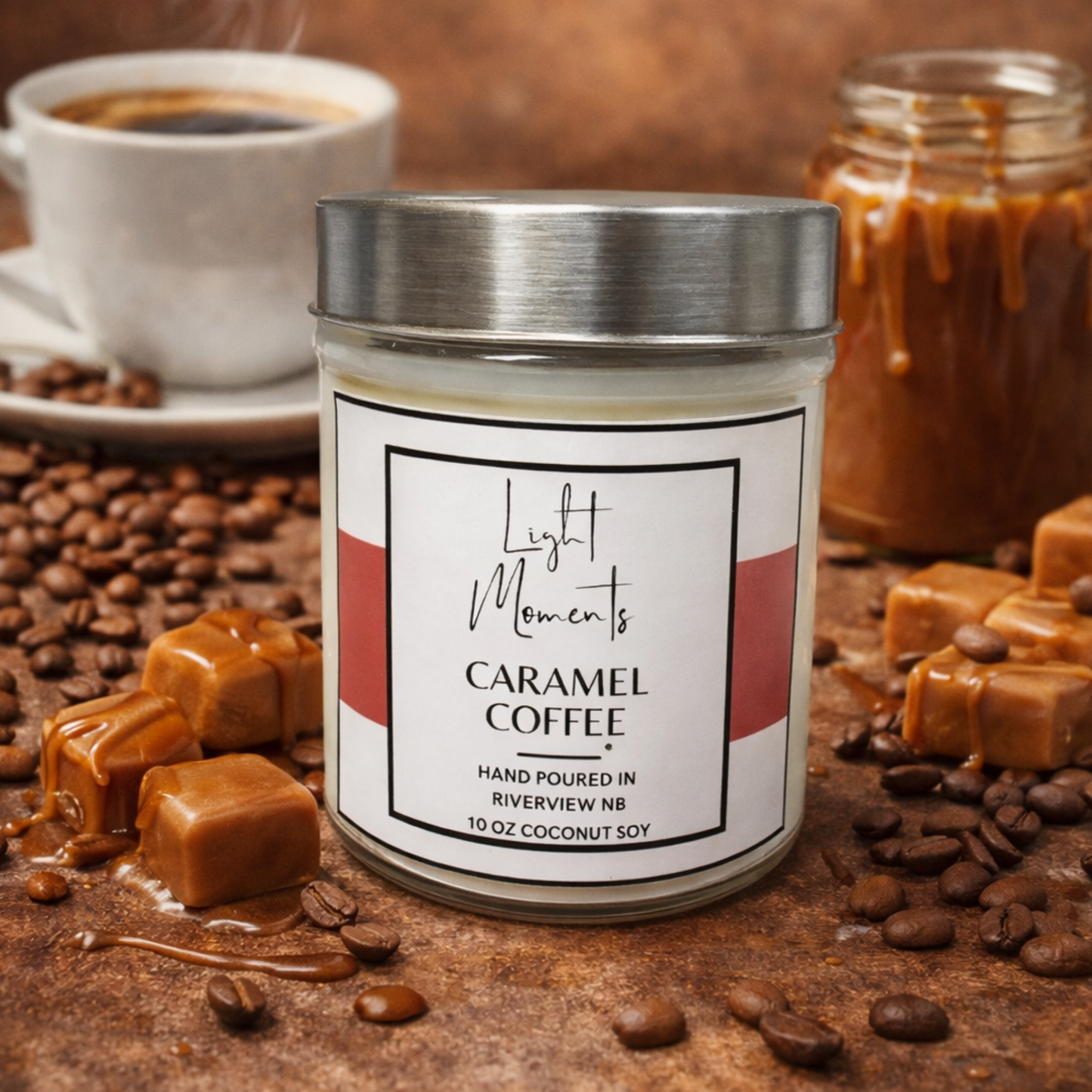 10oz Caramel Coffee Candle