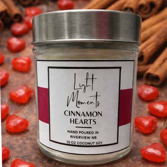 10oz Cinnamon Hearts Candle