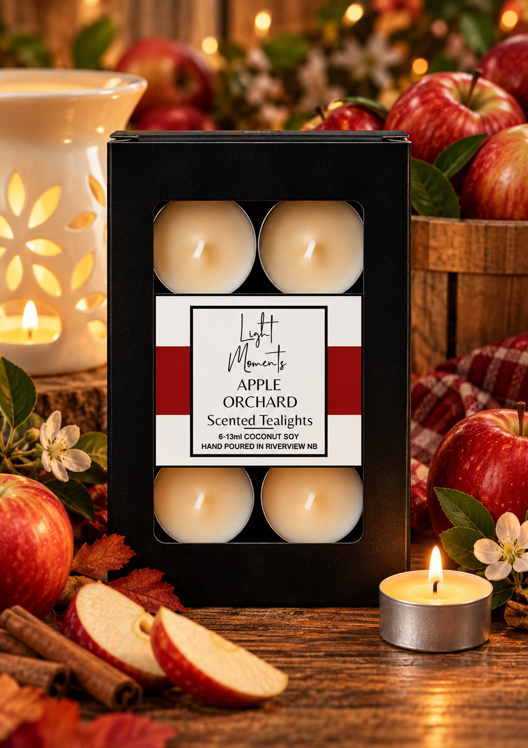 Précommande - Bougies chauffe-plat parfum Pommeraie