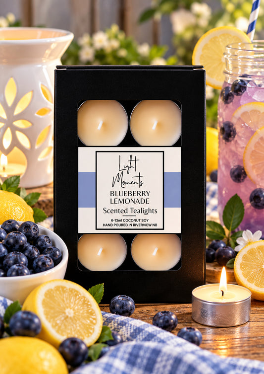 Précommande - Bougies chauffe-plat parfumées citronnade à la myrtille