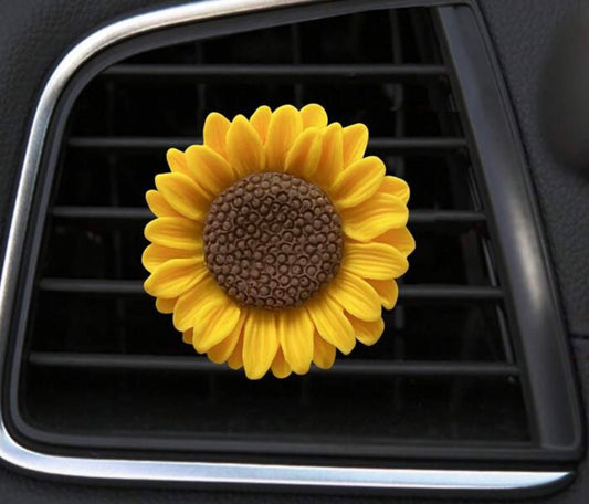 Sunflower Aroma Charm Vent Clip