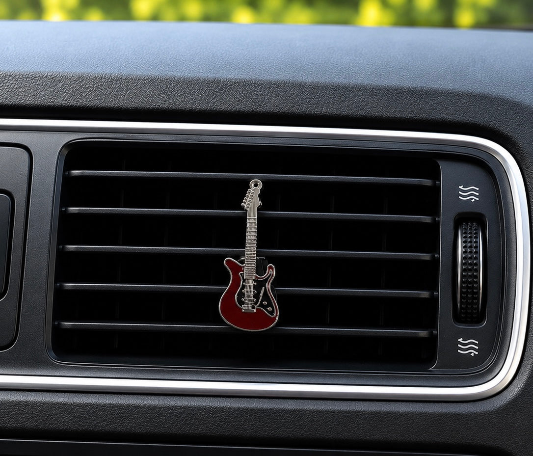 Guitar Aroma Charm Vent Clip - 6 Colours