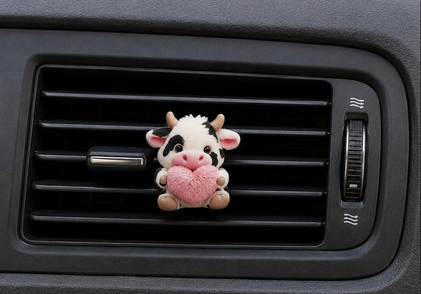 Cow Aroma Charm Vent Clip