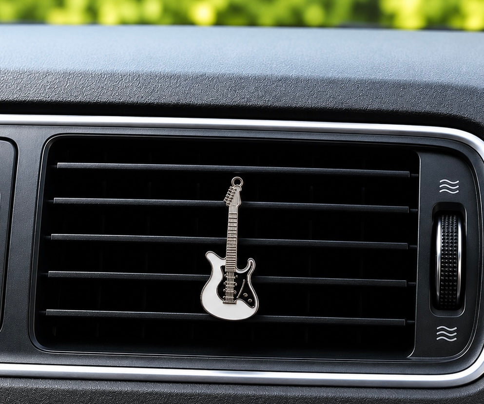 Guitar Aroma Charm Vent Clip - 6 Colours